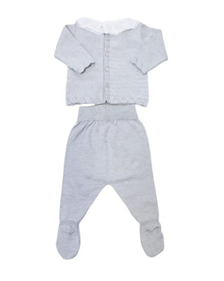 Doctor Kids Two Piece Romper dk196 With Ruffled Neck