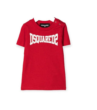 Dsquared2 T-shirt girocollo con logo stampato DQ0168-D00MV