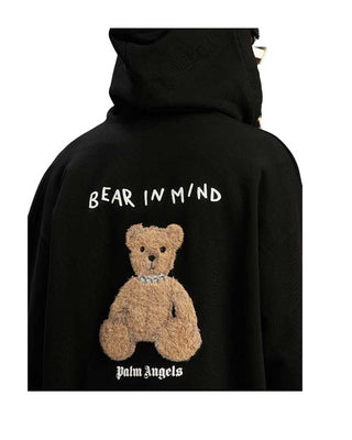 Palm Angels Zip Up Sweatshirt PMBE021F24FLE0011060 Bear In Mind