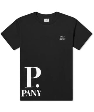 CP Company Crewneck T-shirt with printed logo 09CKTS059C