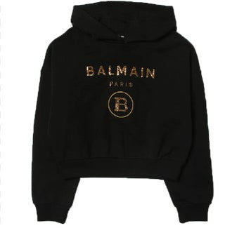 Balmain Crop Sweatshirt 6Q4100