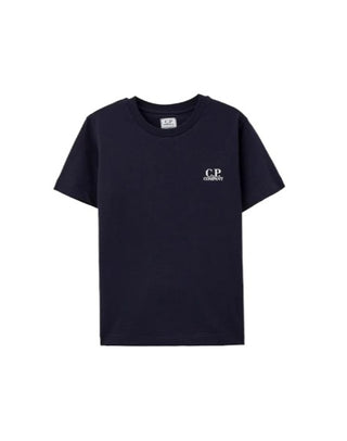 CP Company Crew Neck T-Shirt with Printed Logo 10CKTS051B