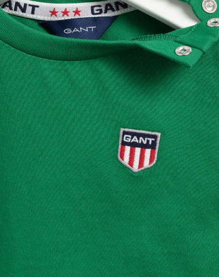 Gant T-shirt girocollo con logo frontale 505151