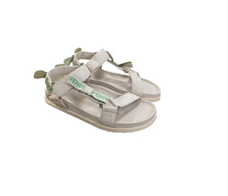 Fendi-Print-Sandalen mit jfr363a629fak0y-Logo