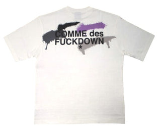 Comme des Fuckdown Crewneck T-shirt with printed logo CDFU1996