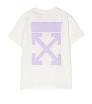 Off-White T-shirt girocollo con logo OGAA001S23JER001