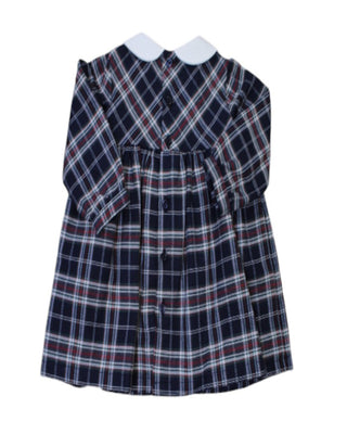 A&amp;J Dress With Embroidery a&amp;j150 Checked