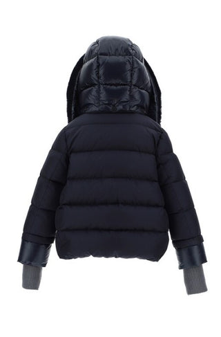 Herno Bomber Jacket PI0085G With Fur Hood For Girls