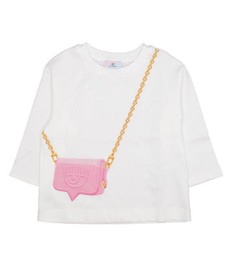 Chiara Ferragni T-Shirt mit Rundhalsausschnitt 51B619