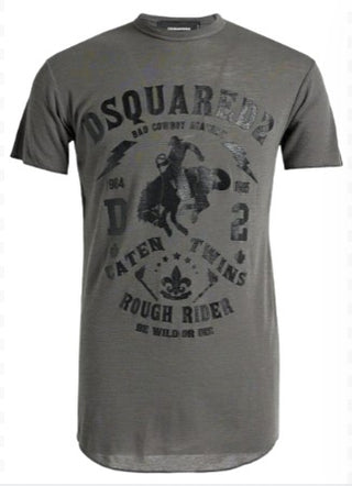 Dsquared2 T-shirt girocollo con logo frontale S71GD0710