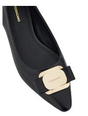 Salvatore Ferragamo Geometric Pointed Ballerinas 0768694