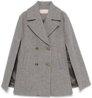 Elisabetta Franchi Cappotto Cappa EFCT003.0 Doppiopetto