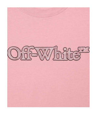 Off-White T-shirt Con Logo Sul Davanti OGAA001F24JER0073083 Girocollo