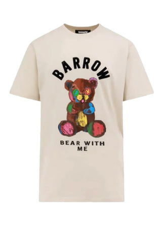 Barrow T-shirt girocollo con stampa S4BWUATH040