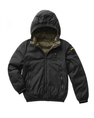 Blauer Reversible jacket with hood 24WBLKC06497