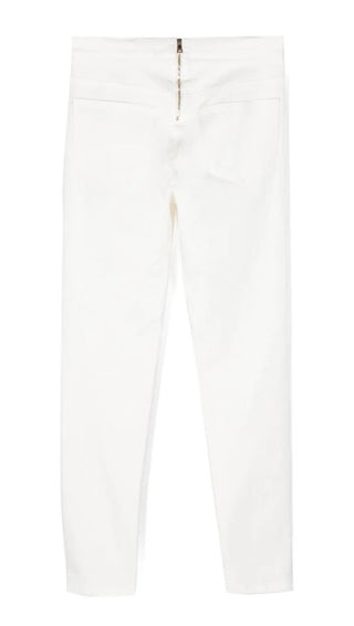 Balmain Logo Button Trousers BT6A70-D0039