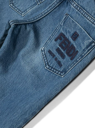 Fendi-Jeans mit JMF428-AMHX-Logo