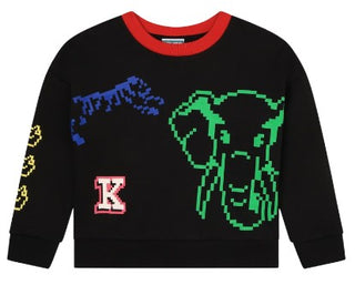 Kenzo Crewneck Sweatshirt with Print K15691