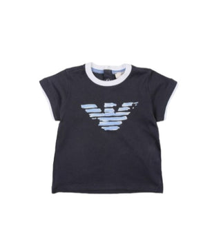 Armani-T-Shirt mit Rundhalsausschnitt und Symbol 3YHT03-4J0WZ