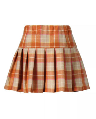 The Owl Tartan Skirt A23GN209W3062