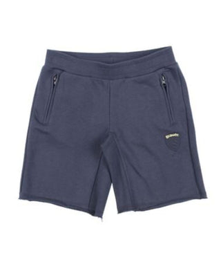 Blauer Bermuda In Felpa 21SBLKF07150 Da Bambino