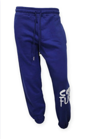 Comme des Fuckdown Pantalone jogger con logo stampato CDFU1818