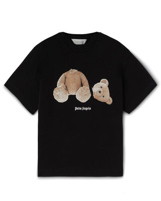 Palm Angels Broken T-shirt PGAA002C99JER0031060 Bear In Cotton