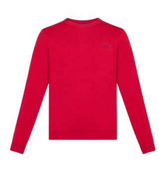 Sun68 Crewneck sweater with embroidered logo K43301