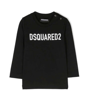 Dsquared2 T-shirt girocollo con logo frontale DQ0550-D00MV