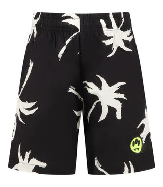 Barrow Bermuda In Felpa 032939 Con Stampa Tropicale Unisex Junior