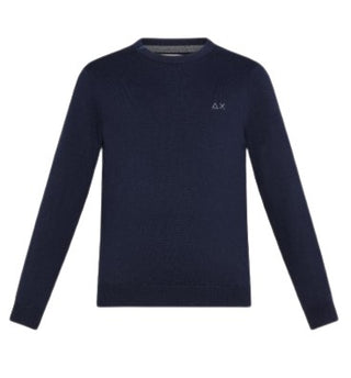 Sun68 Crewneck sweater with embroidered logo K43301