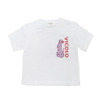 Vicolo T-shirt con logo sul davanti 3146M0773