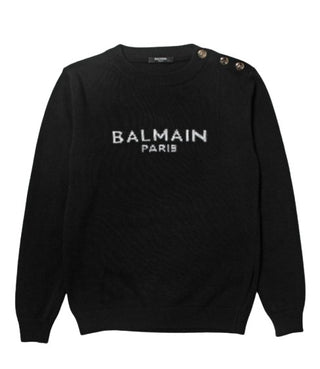 Pullover mit Balmain 6R9O20-Logo