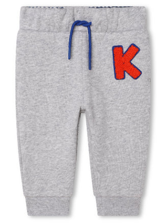 Kenzo Pantaloni jogger con logo K04238J