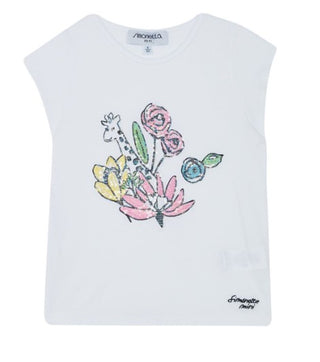 Simonetta T-shirt girocollo 2I8070