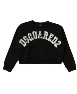 Dsquared2 Kurzes Sweatshirt mit Logo DQ0433-D008F