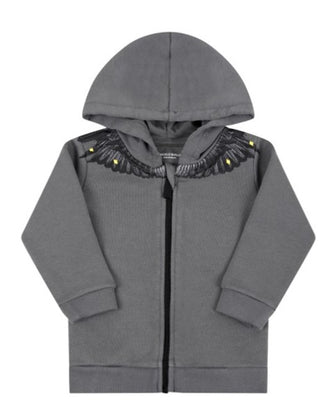 Marcelo Burlon Felpa con zip e cappuccio BMB46090020