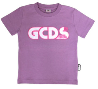 GCDS T-shirt girocollo con logo frontale 027591