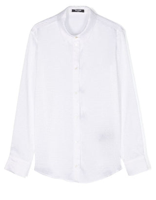 Balmain BT5A00-Logo-Shirt