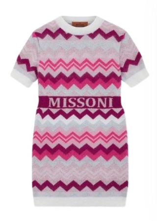 Missoni Short Sleeve Wool Dress MT1B21-W0012