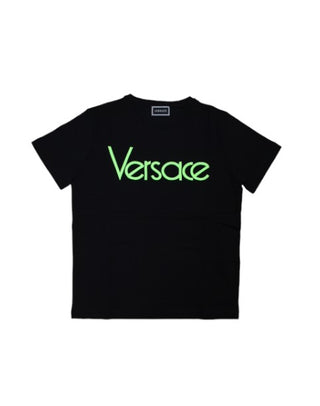 Versace T-shirt with front embroidered logo YD000108