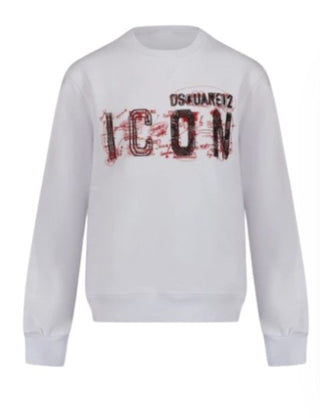 Dsquared2 Felpa girocollo con logo DQ2422-D003G