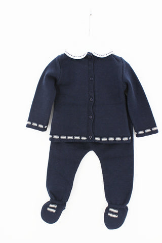 Doctor Kids Two-piece romper dk1051 buttons on the back