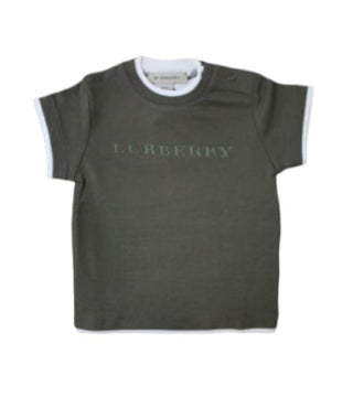 Burberry T-Shirt mit Rundhalsausschnitt und Logo B05H51