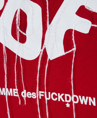 Comme des Fuckdown T-Shirt mit Rundhalsausschnitt und CDFD1992-Logo