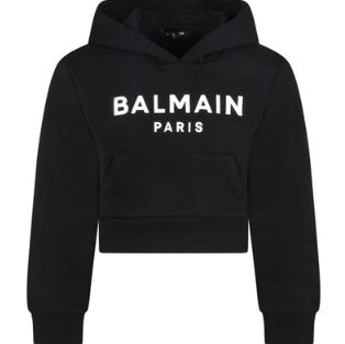 Balmain Kurz geschnittenes Sweatshirt 6P4030