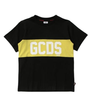 GCDS T-shirt girocollo con logo frontale DMM005