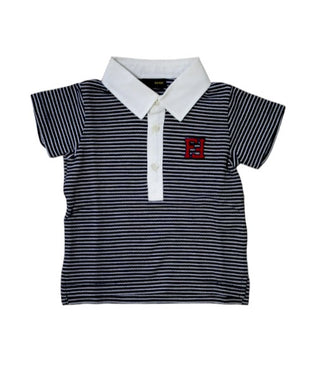 Fendi T-shirt a polo in piqué di cotone Y48221-Y2100