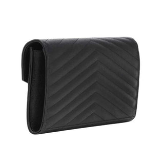 Yves Saint Laurent Clutch Cassandre 617662/bow011 Leder-Clutch