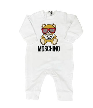 Moschino BÄR MIT BRILLE Onesie MUY041 MIT CLIPS